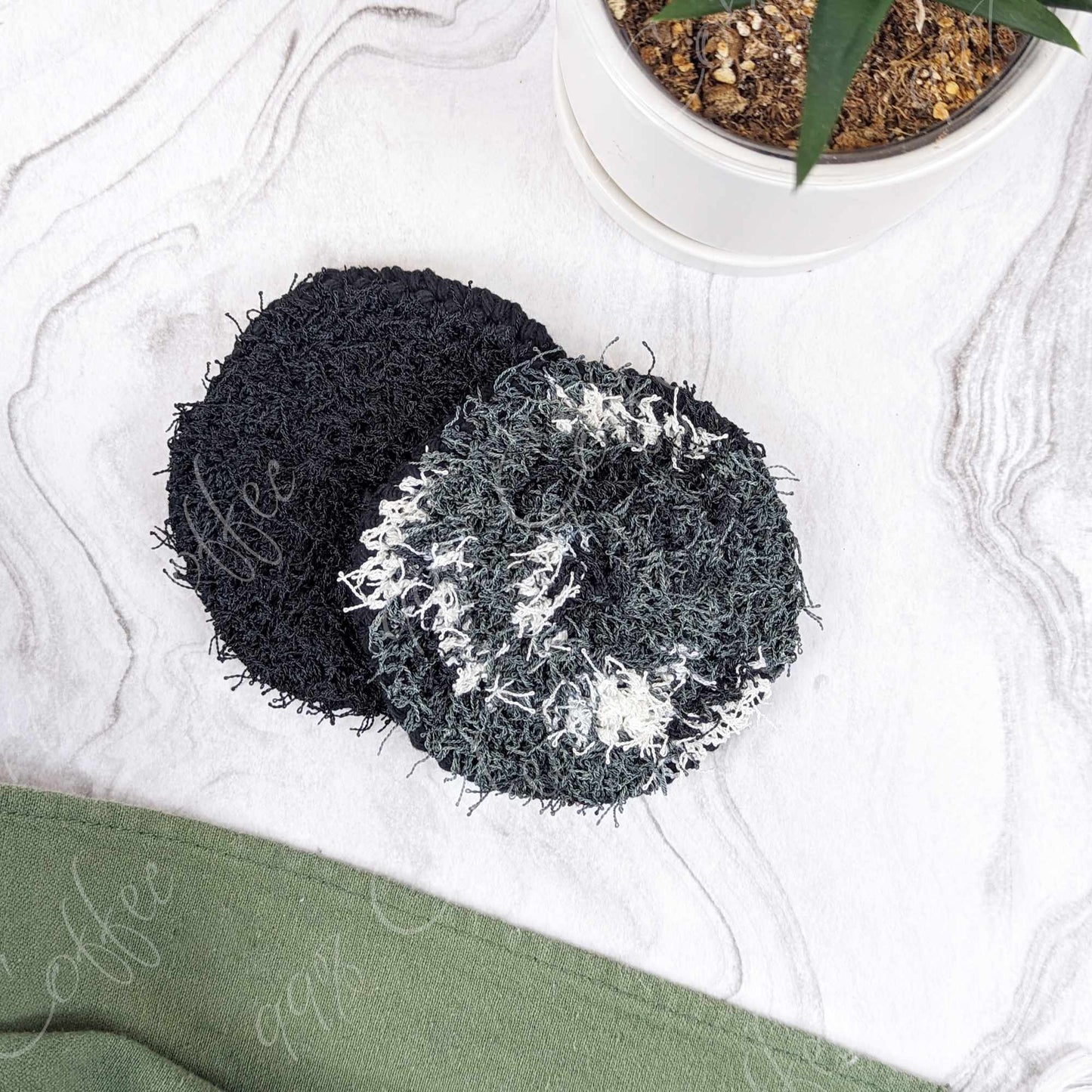 Double-Sided Dish Scrubby, Set of 2