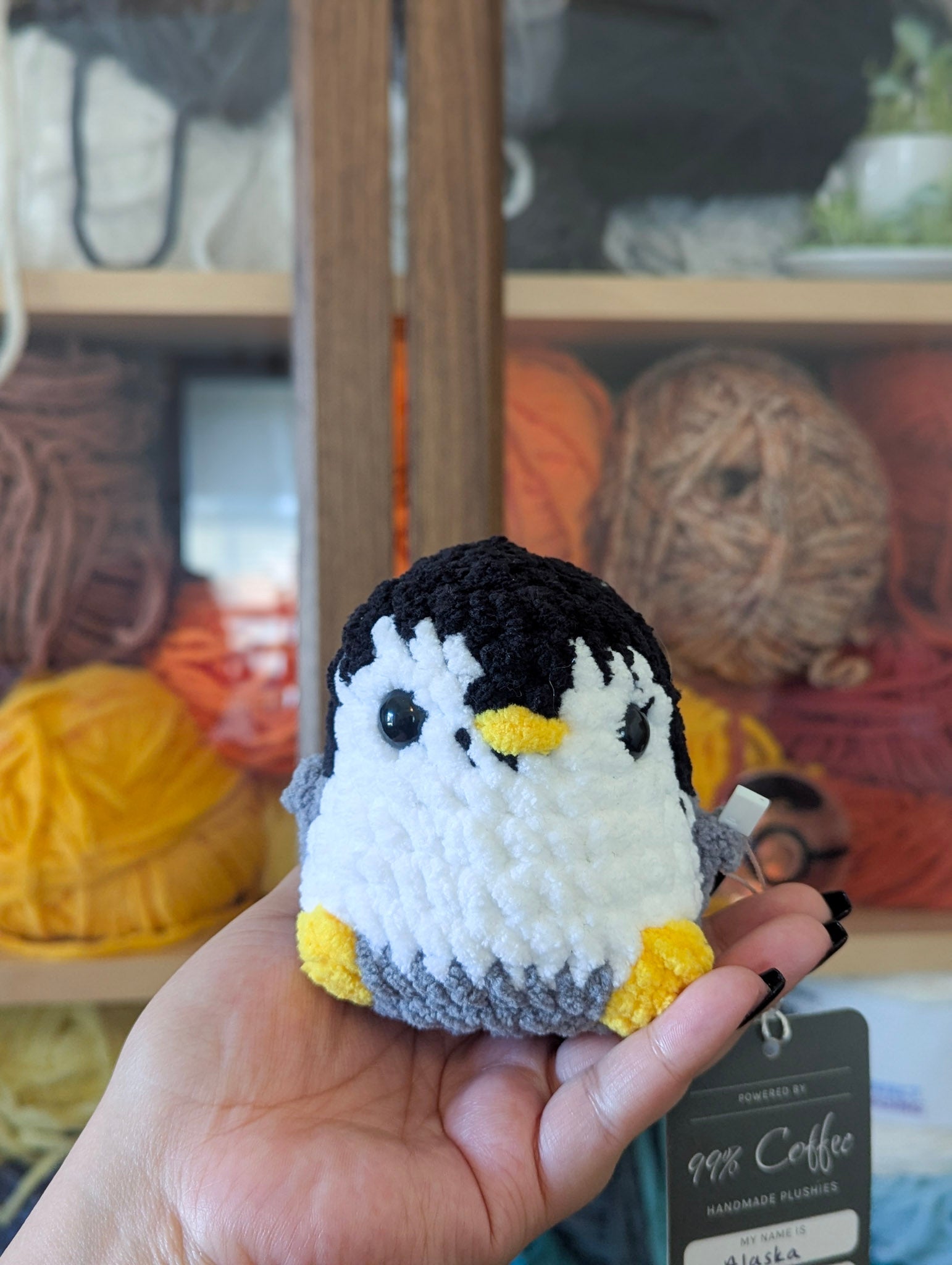 Chubby Penguin Stuffed Animal - 99% Coffee