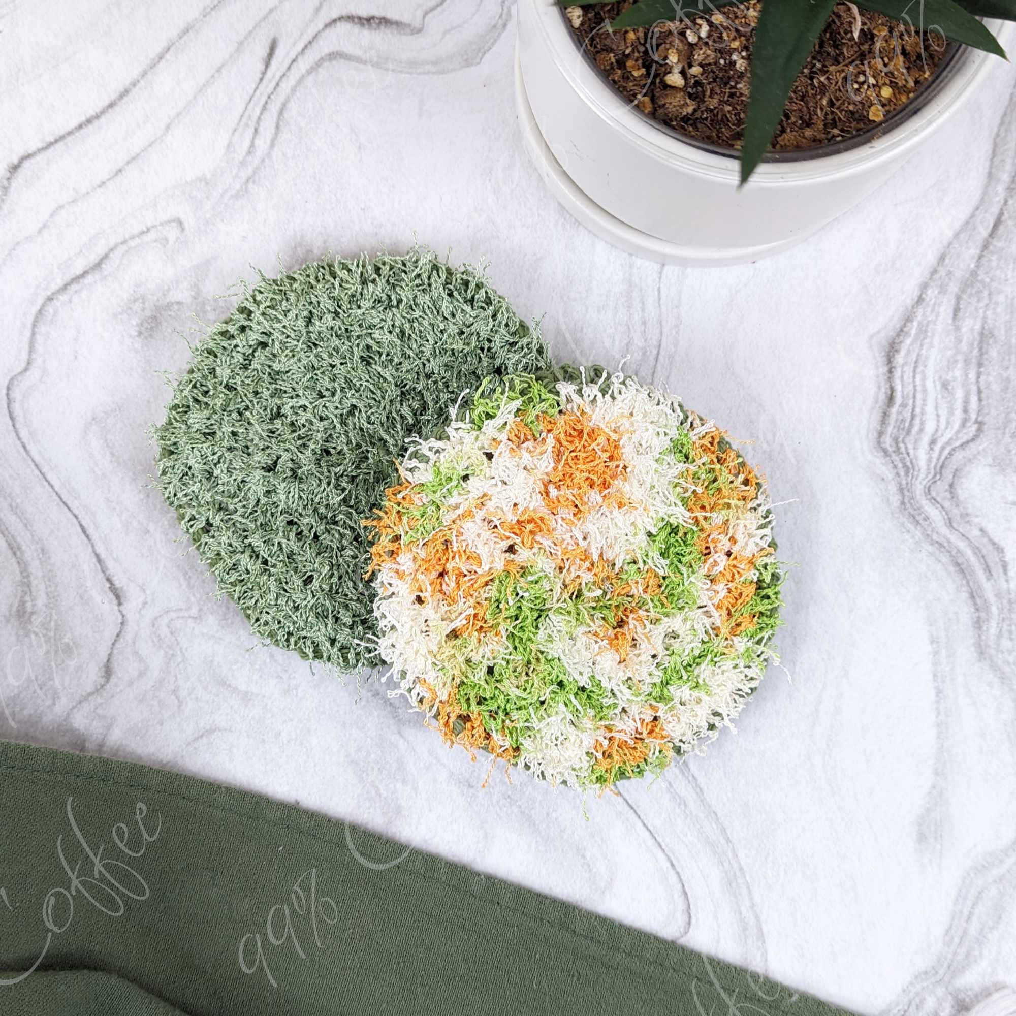 Crochet Pattern || Seamless Scrubby - 99% Coffee