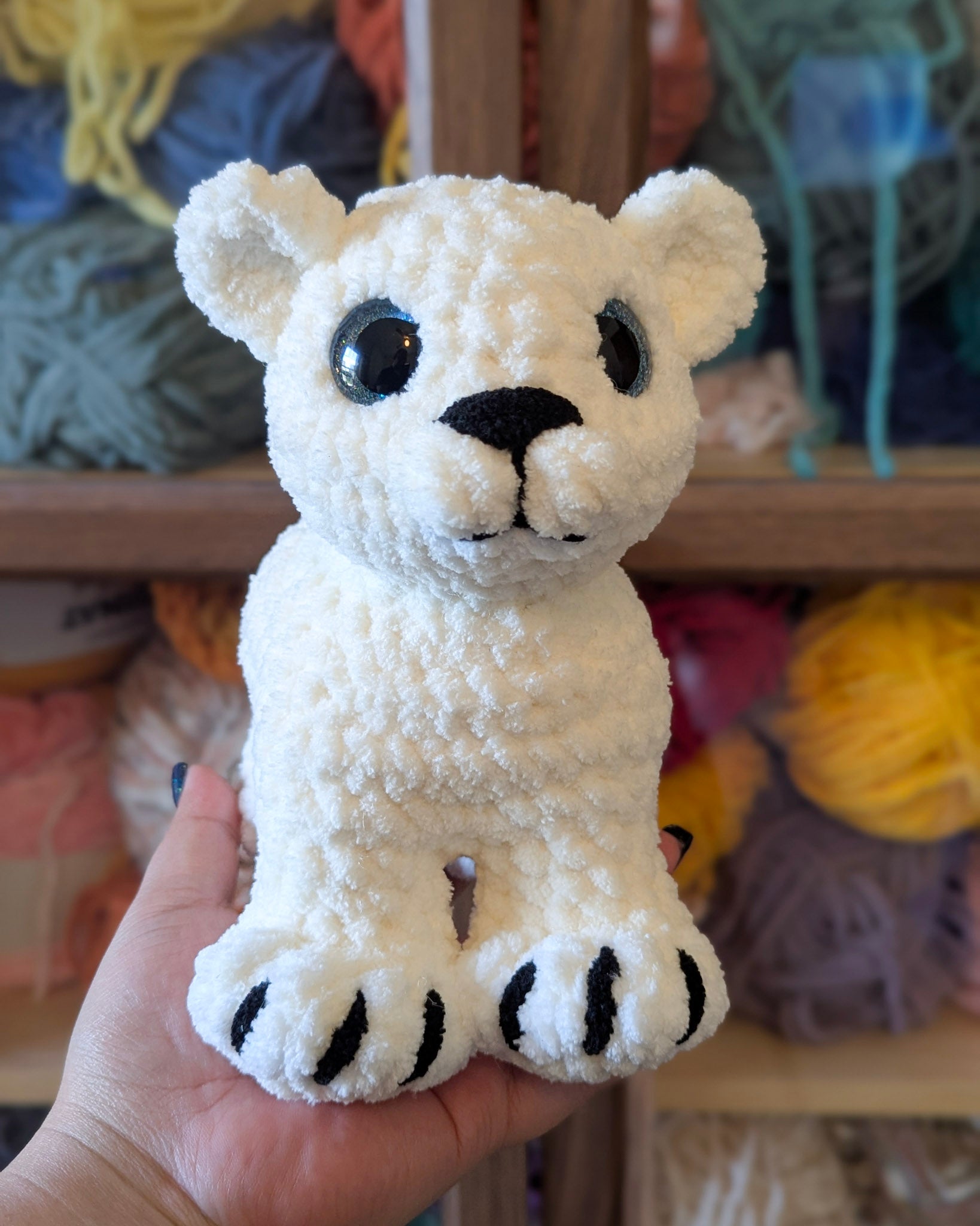 Lion Cub Plushie - 99% Coffee #color_white