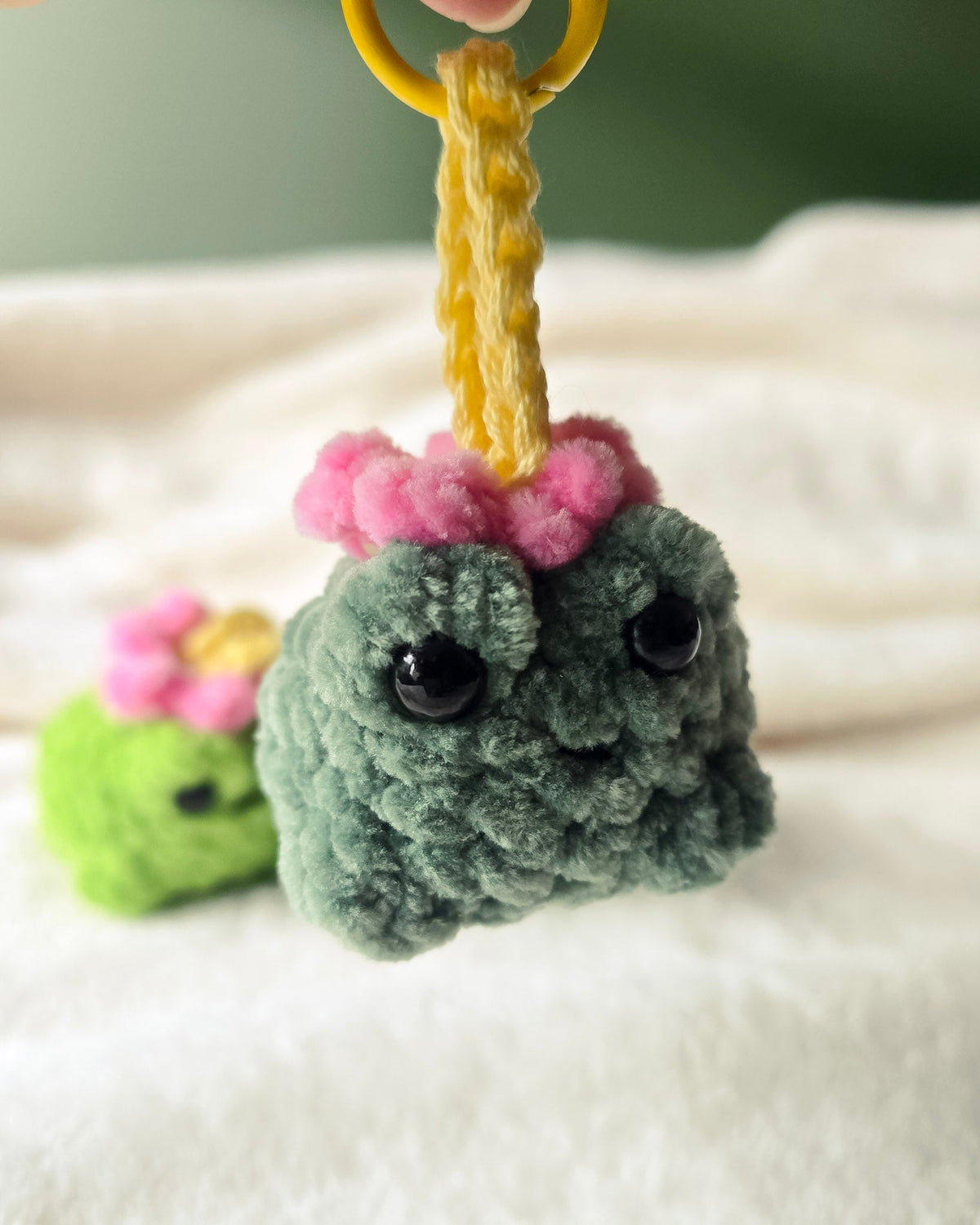 Mini Frog Plush Bag Charm - 99% Coffee