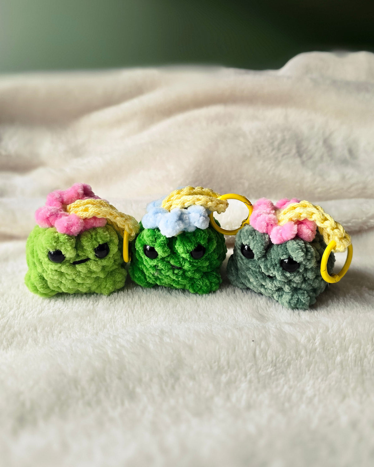 Mini Frog Plush Bag Charm - 99% Coffee