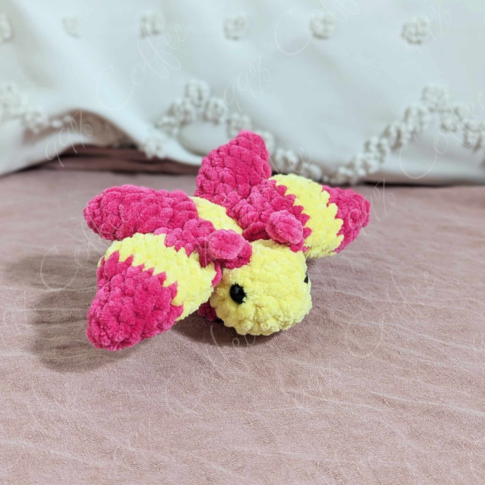 Rosie Maple Moth Stuffed Animal - Cute Handmade Moth Stuffed Animal - 99% Coffee - #color_rosie-maple
