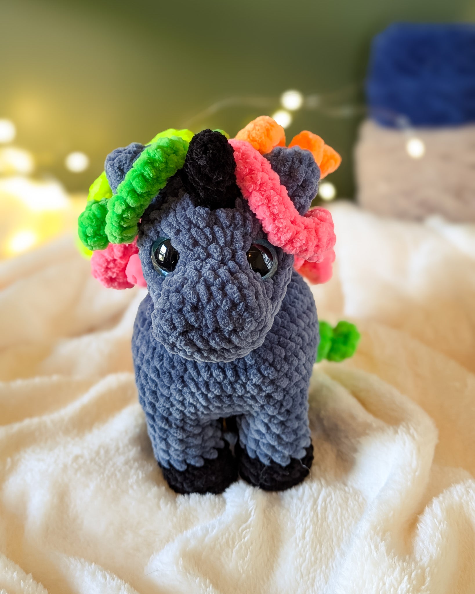 Neon Unicorn Plushie - 99% Coffee