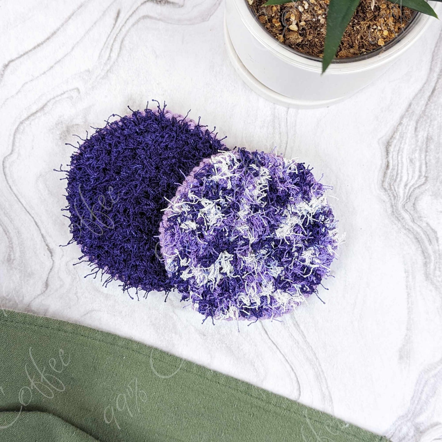 Double-Sided Dish Scrubby, Set of 2