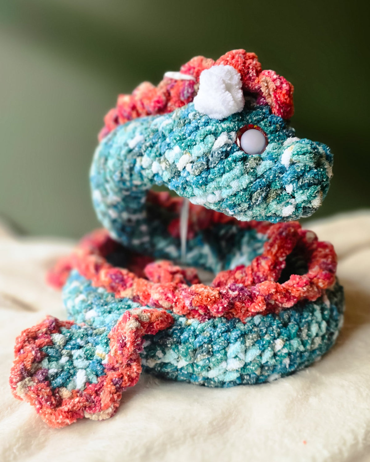Sea Serpent Plushie, Phoenix - 99% Coffee