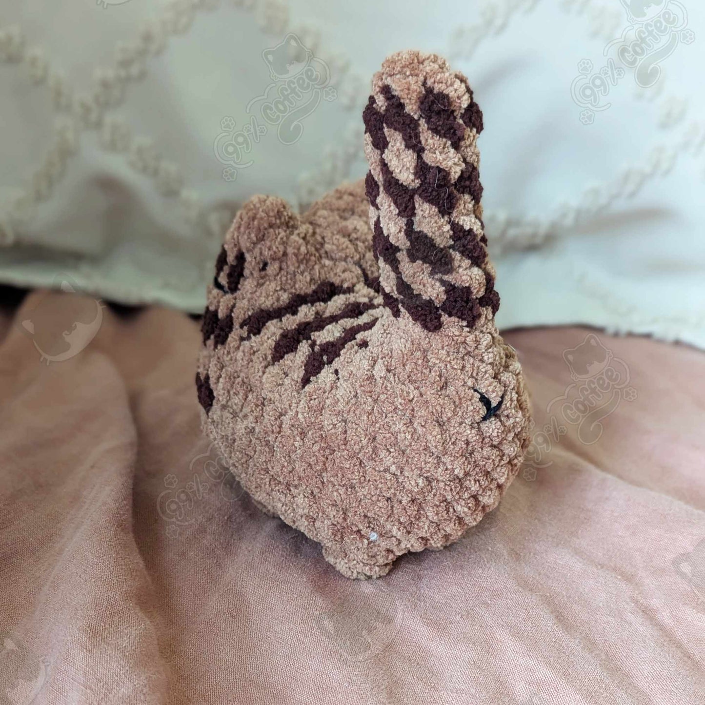 Customizable Loaf Cat Plushie, Tabby