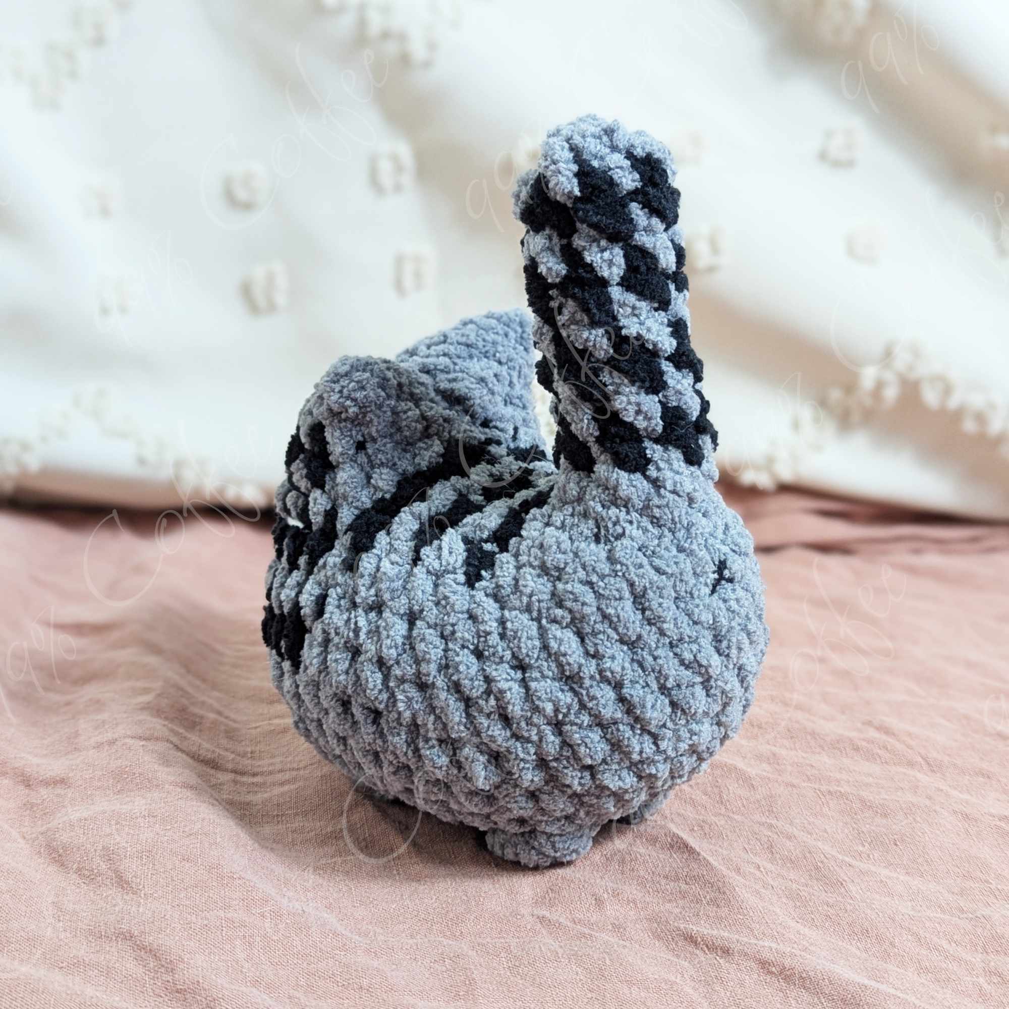 Customizable Loaf Cat Plushie, Tabby - Cute Handmade Custom Cat Stuffed Animal - 99% Coffee -