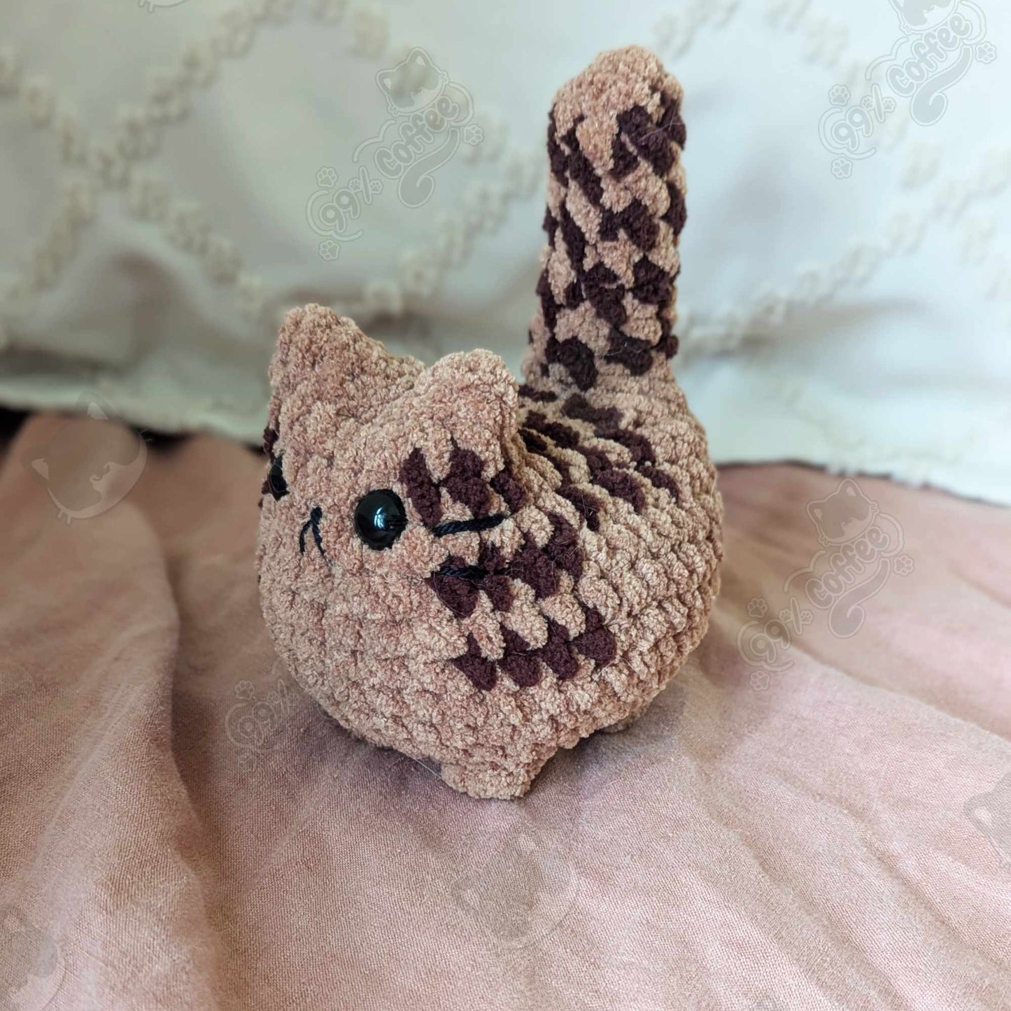 Customizable Loaf Cat Plushie, Tabby