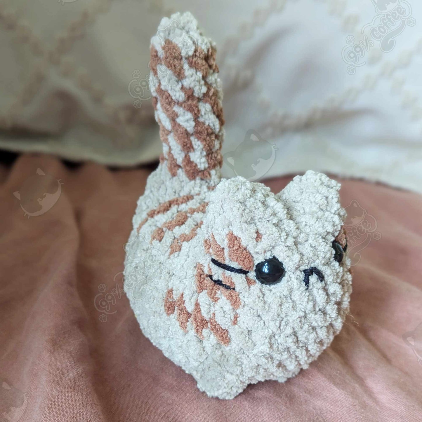 Customizable Loaf Cat Plushie, Tabby