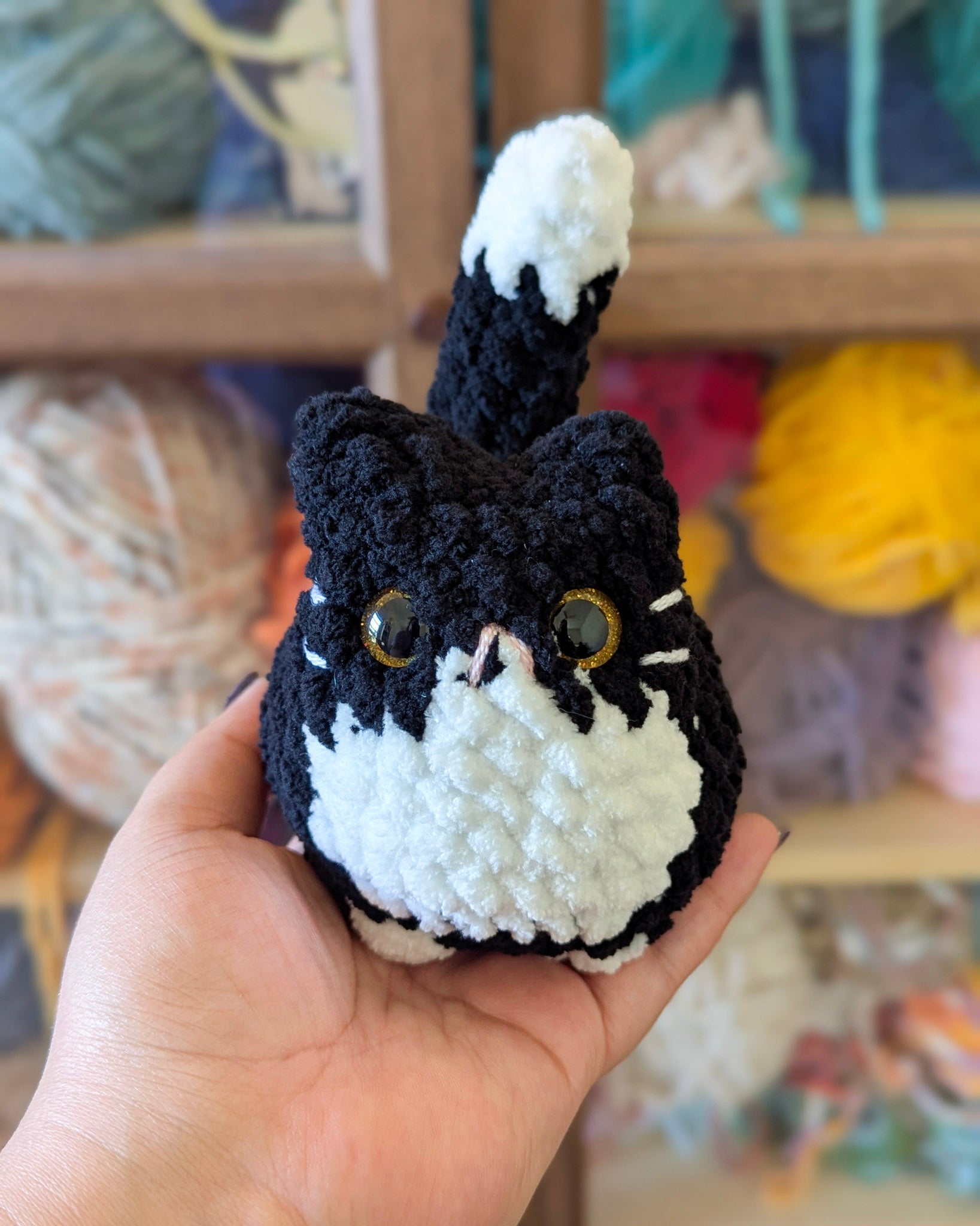 Tuxedo Loaf Cat Plushie - 99% Coffee