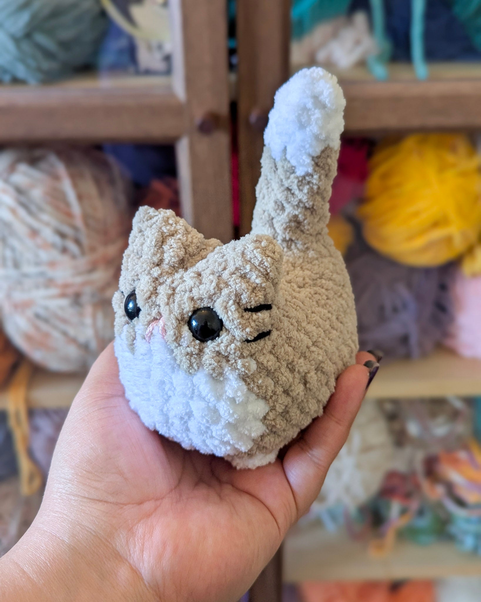 Tuxedo Loaf Cat Plushie - 99% Coffee