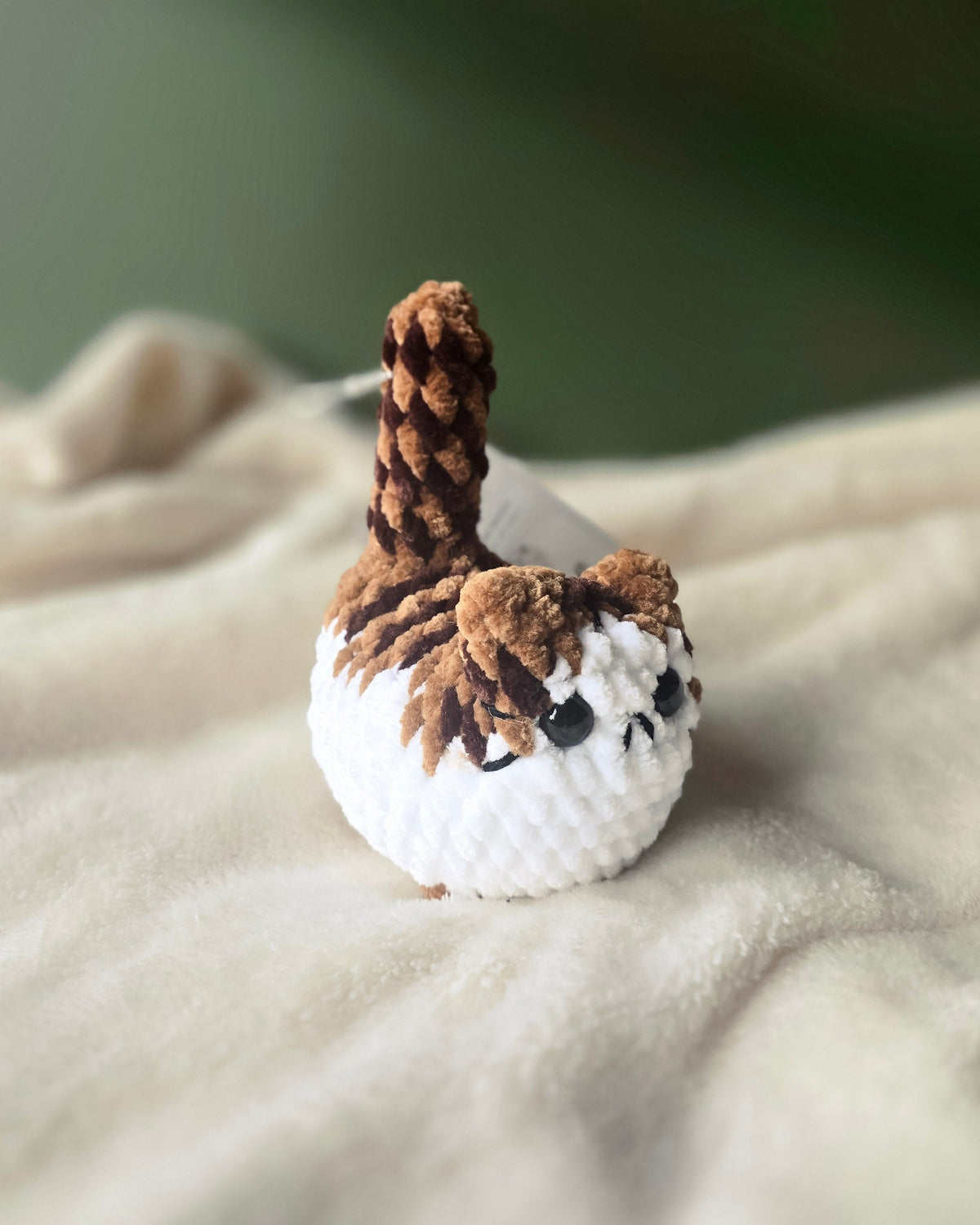 White-Belly Tabby Loaf Cat Plushie - 99% Coffee
