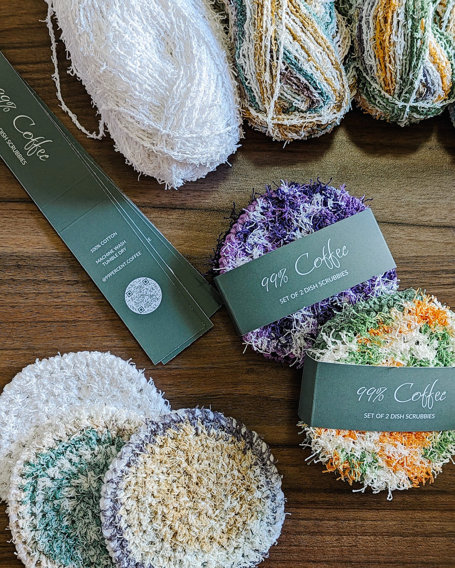 Crochet Pattern || Seamless Scrubby - 99% Coffee