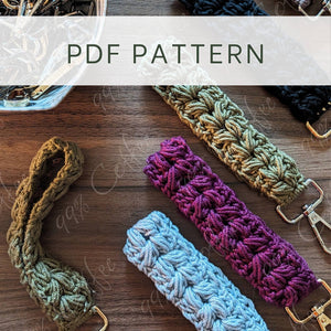 Lavendar Fields Keychain Crochet Pattern