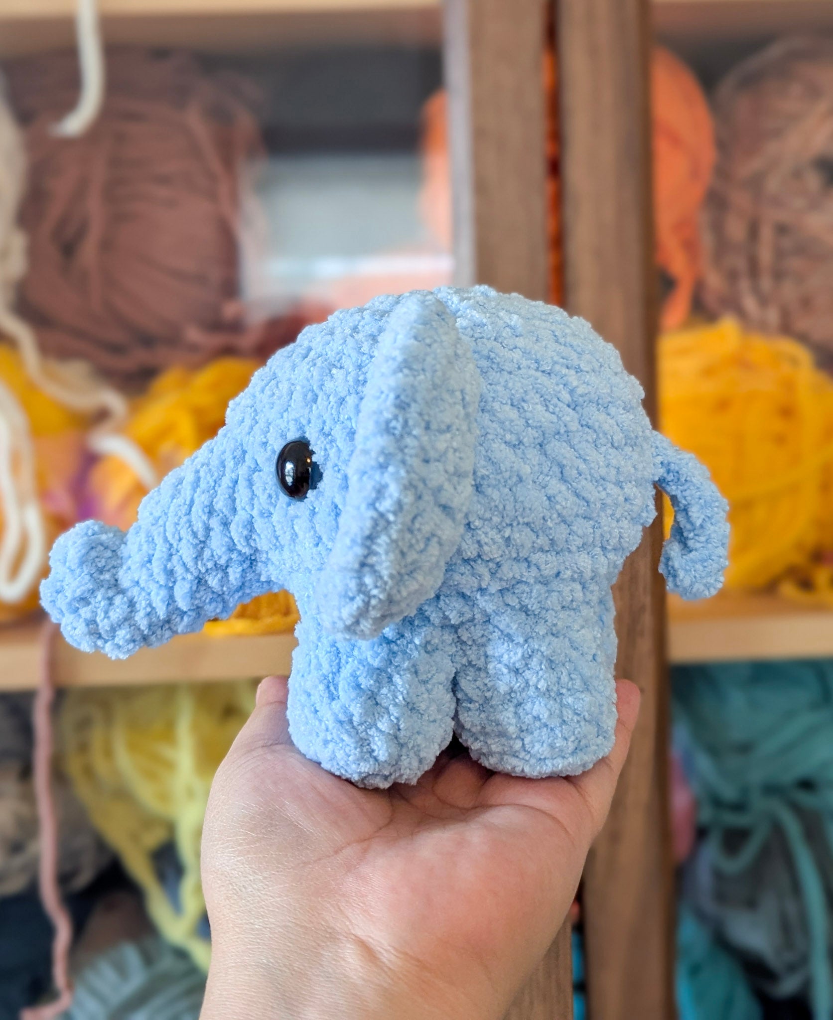 Baby Elephant Stuffed Animal - 99% Coffee