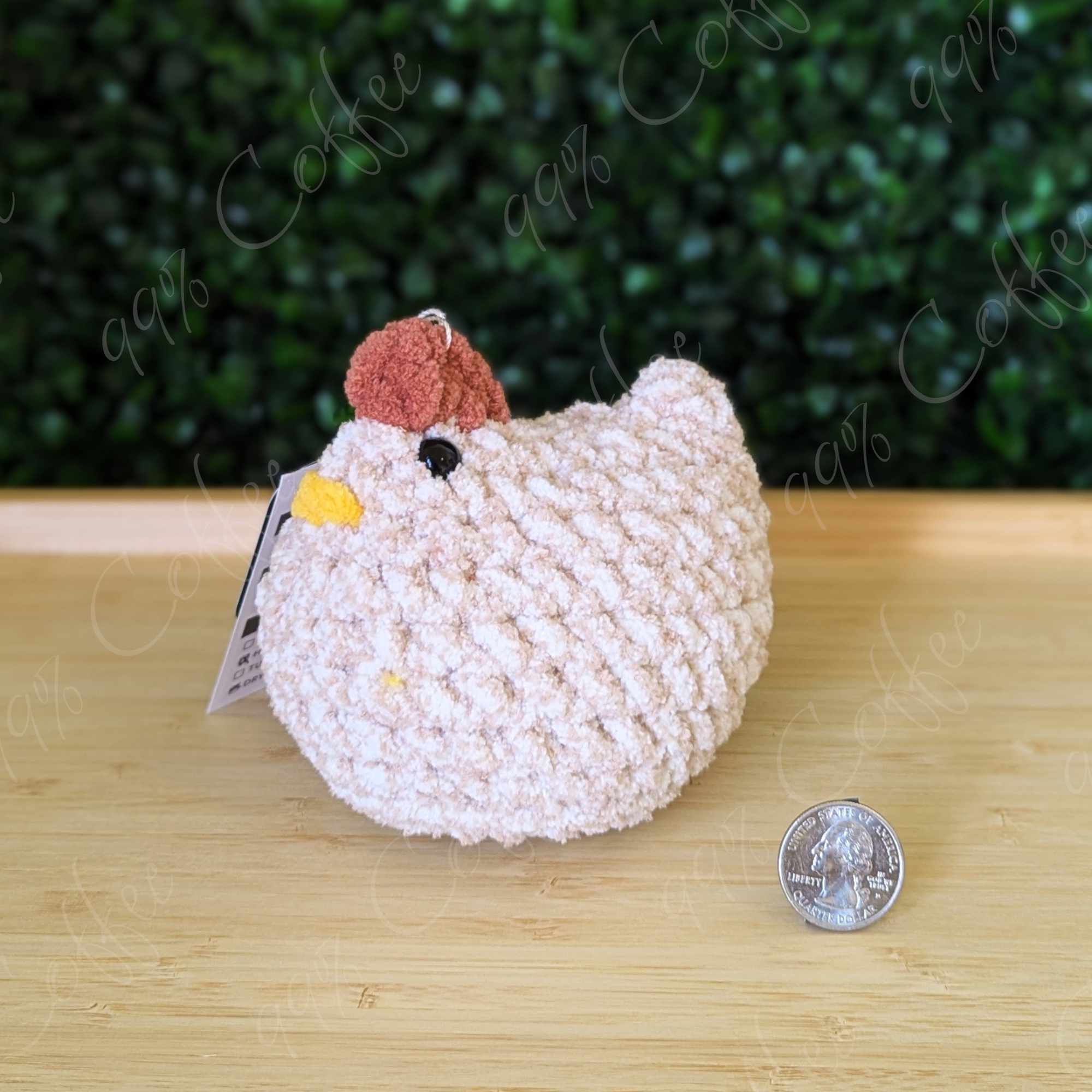 Chicken Plushie - 99% Coffee