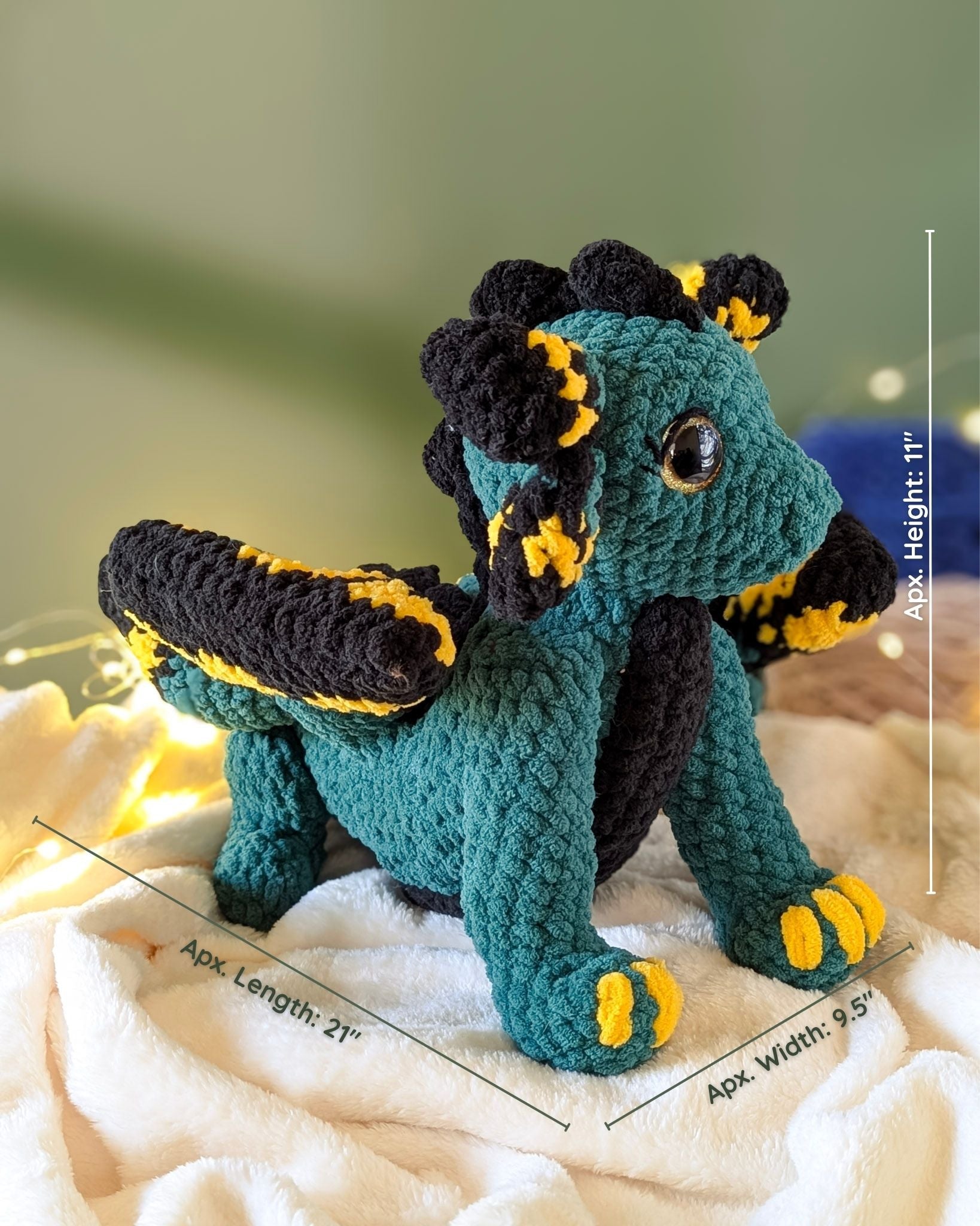 Butterfly Dragon Plushie - 99% Coffee
