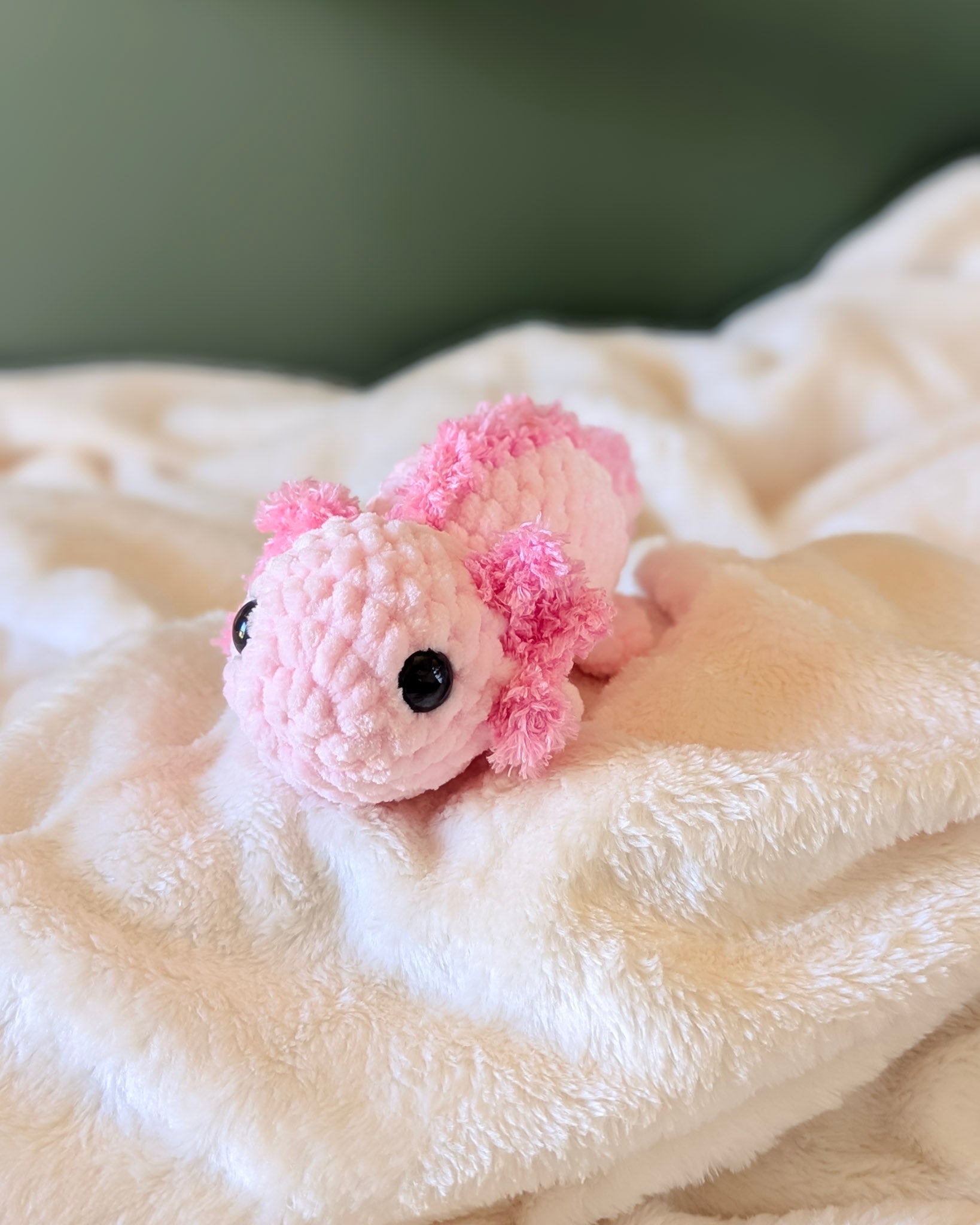 Chubby Axolotl Plushie - 99% Coffee #color_pink