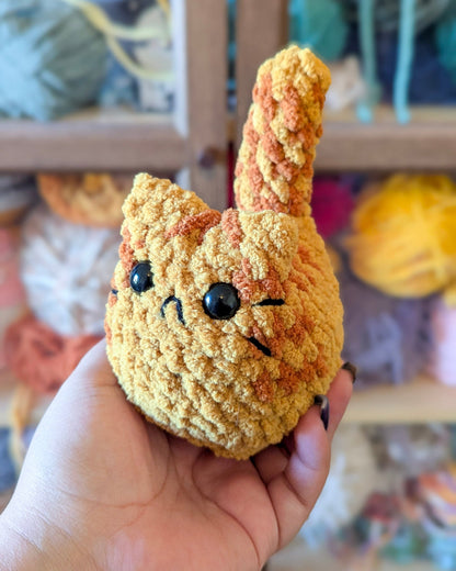 Chubby Tabby Loaf Cat Plushie - 99% Coffee 