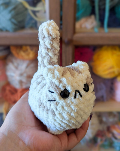 Chubby Tabby Loaf Cat Plushie - 99% Coffee 
