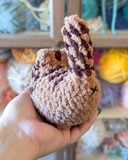 Chubby Tabby Loaf Cat Plushie - 99% Coffee 