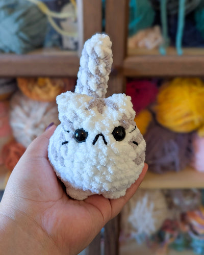Chubby Tabby Loaf Cat Plushie - 99% Coffee 