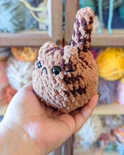 Chubby Tabby Loaf Cat Plushie - 99% Coffee 