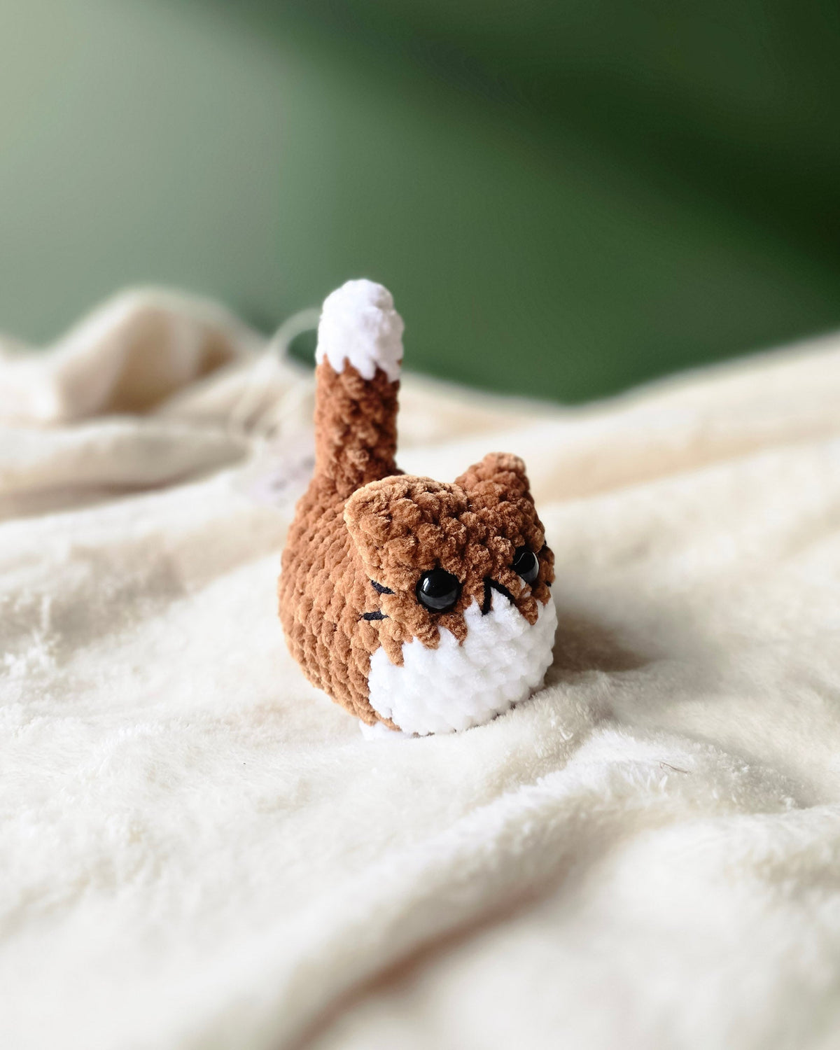 Chubby Tuxedo Loaf Cat Plushie - 99% Coffee 