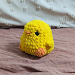 Chubby Chick Stuffed Animal - Cute Handmade Baby Chick Stuffed Animal - 99% Coffee - #color_yellow