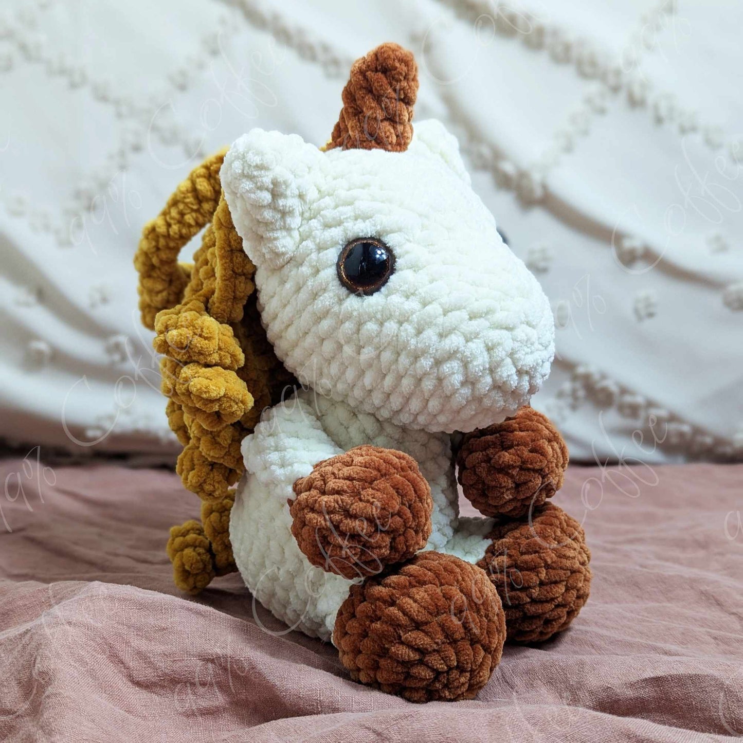 Unicorn Stuffed Animal, Sunflower