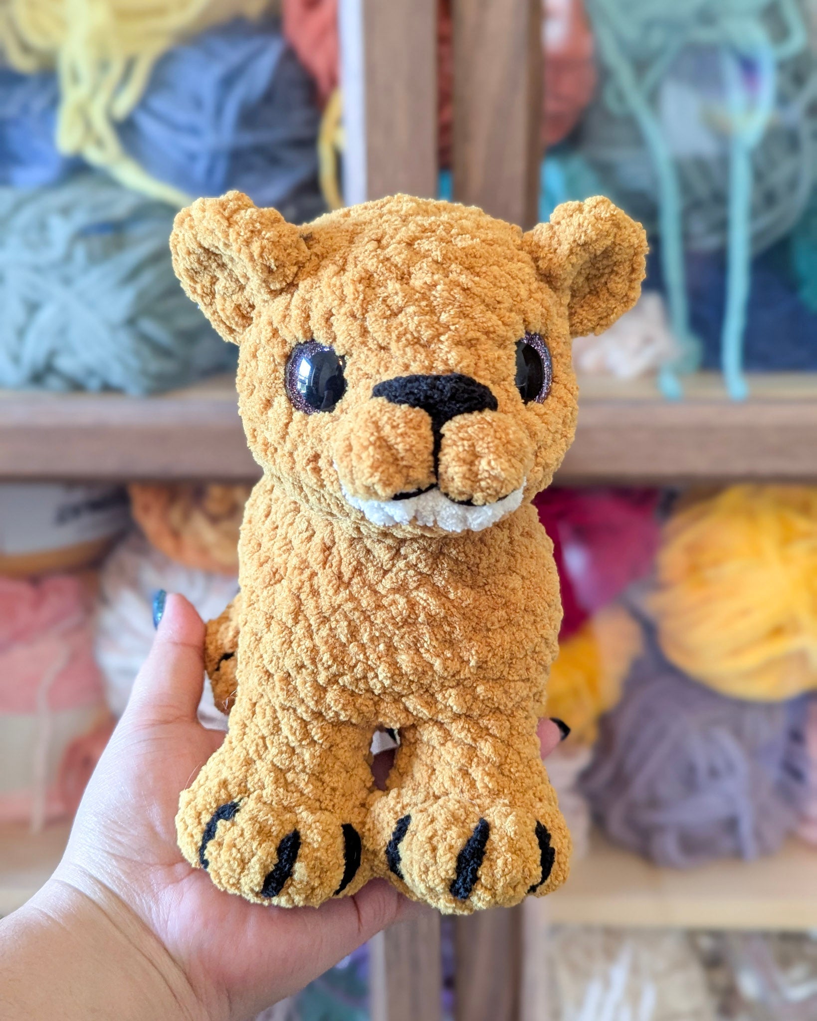 Lion Cub Plushie - 99% Coffee #color_classic