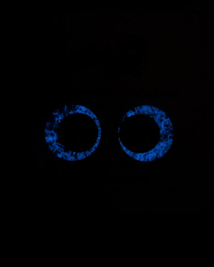 Mariana Trench - Hand - Painted Glitter Safety Eyes - 99% Coffee