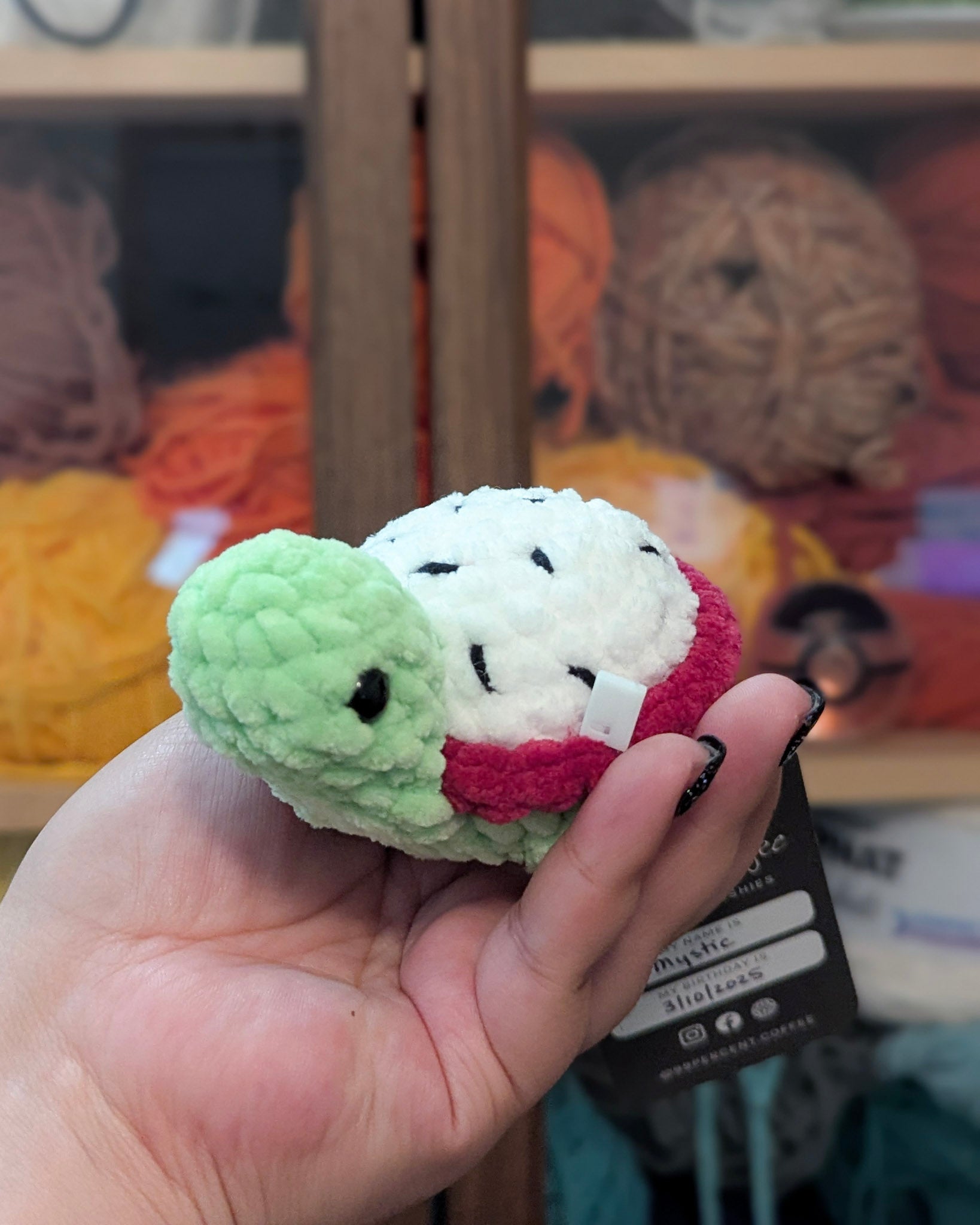 Mini Dragonfruit Turtle Stuffed Animal - 99% Coffee