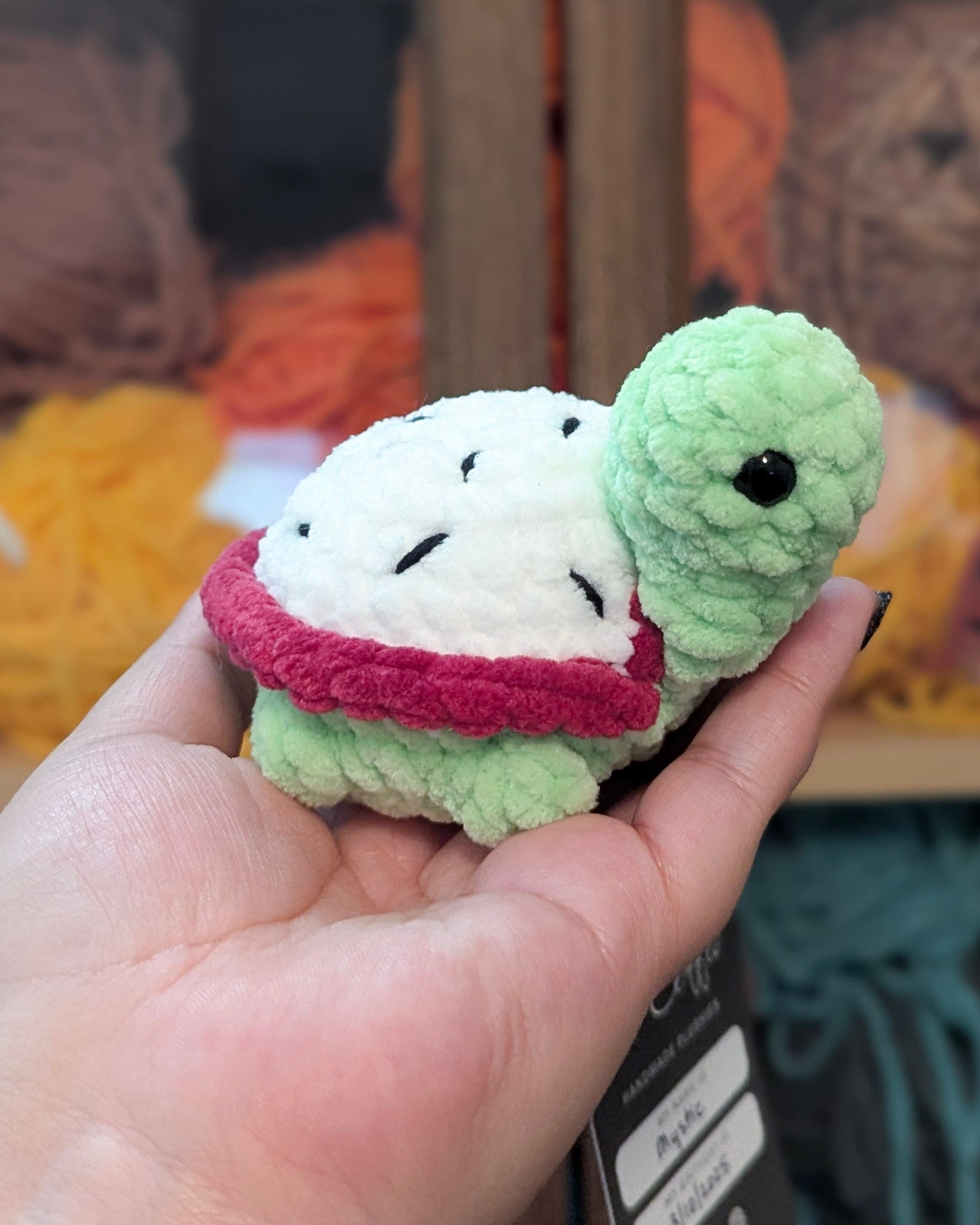 Mini Dragonfruit Turtle Stuffed Animal - 99% Coffee