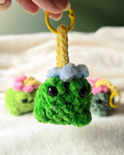 Mini Frog Plush Bag Charm - 99% Coffee