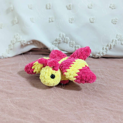 Rosie Maple Moth Stuffed Animal - Cute Handmade Moth Stuffed Animal - 99% Coffee - #color_rosie-maple
