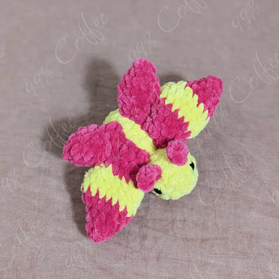 Rosie Maple Moth Stuffed Animal - Cute Handmade Moth Stuffed Animal - 99% Coffee - #color_rosie-maple