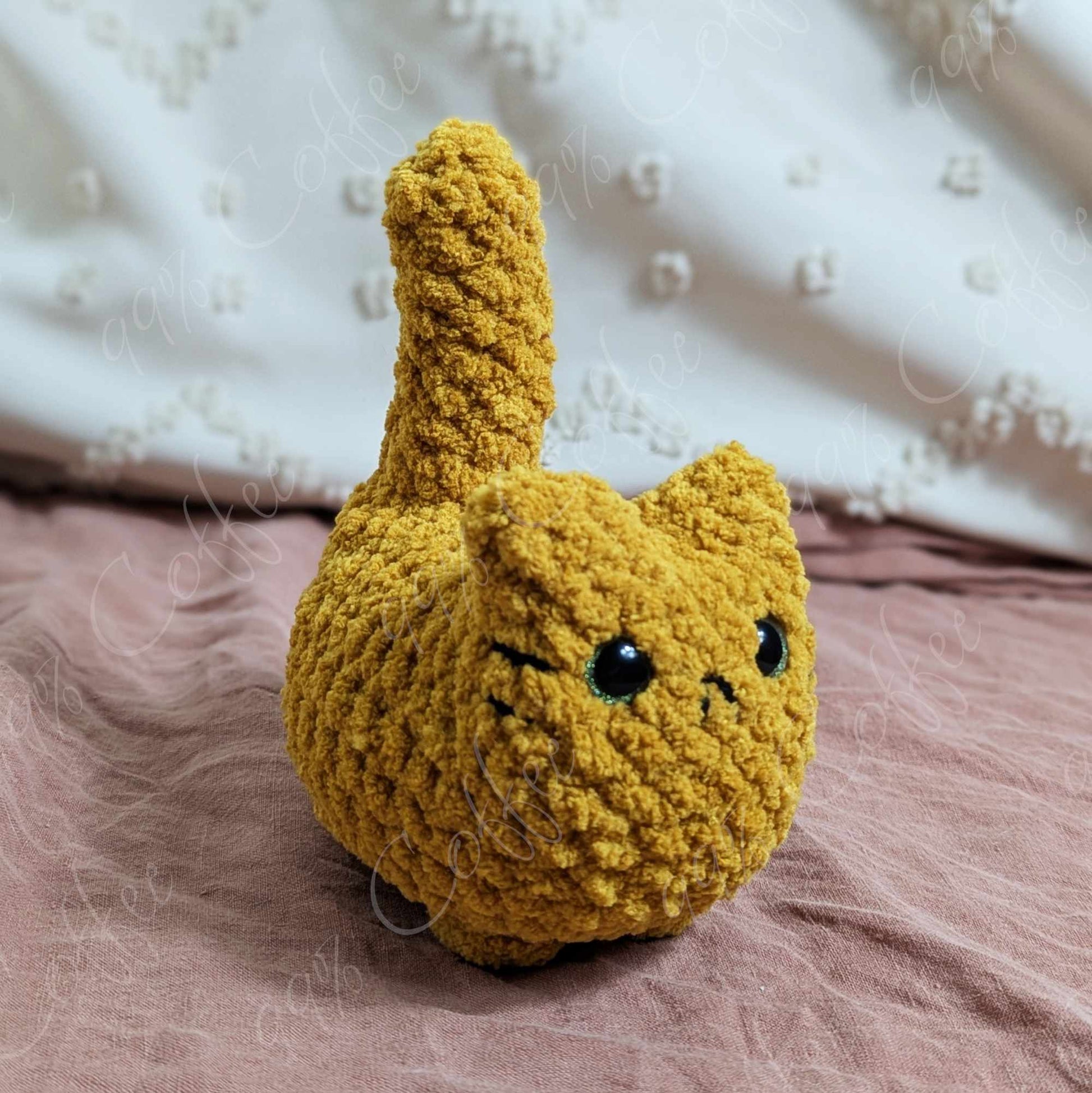 Customizable Loaf Cat Plushie, Solid - 99% Coffee