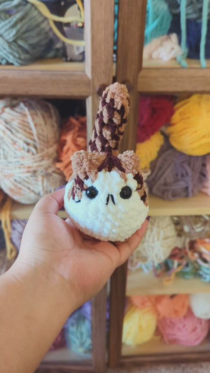 White-Belly Tabby Loaf Cat Plushie