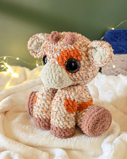 Pumpkin Spice Cow Plushie - 99% Coffee