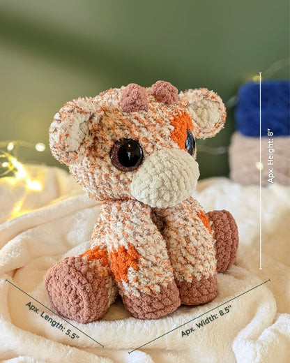 Pumpkin Spice Cow Plushie - 99% Coffee