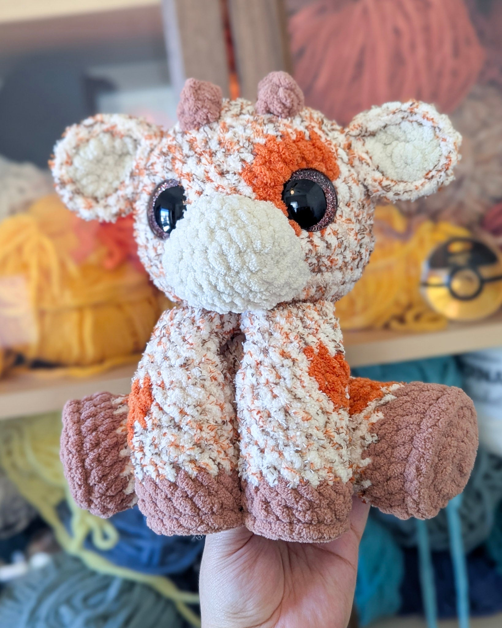 Pumpkin Spice Cow Stuffed Animal - 99% Coffee
