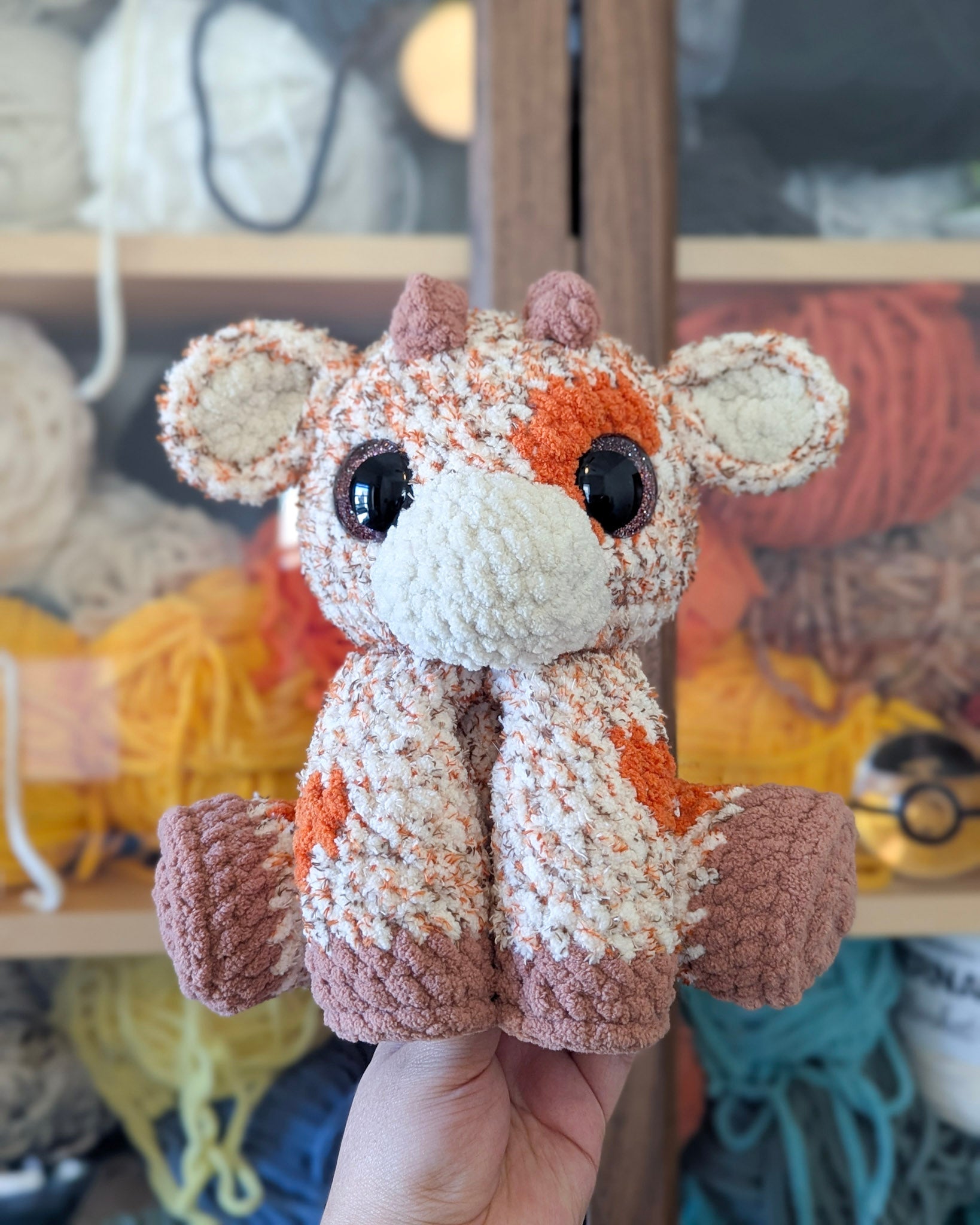 Pumpkin Spice Cow Stuffed Animal - 99% Coffee