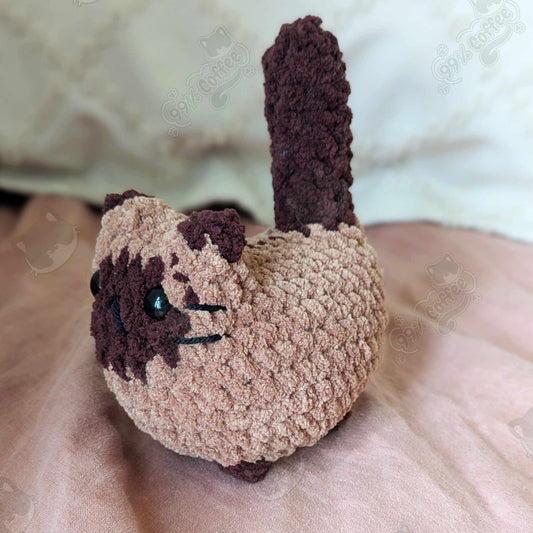 Customizable Loaf Cat Plushie, Siamese
