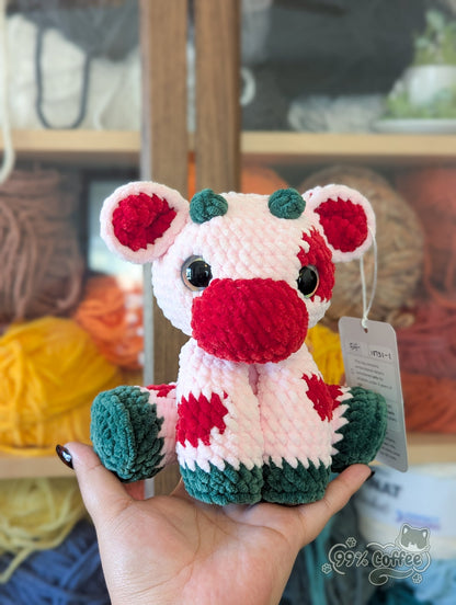 Sitting Cow Stuffed Animal - 99% Coffee