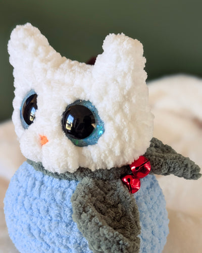 Snow Cat Plushie - 99% Coffee