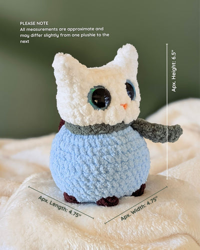 Snow Cat Plushie - 99% Coffee