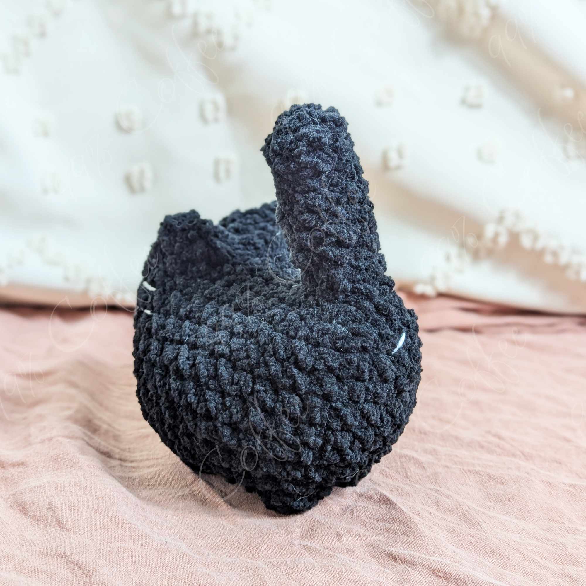 Customizable Loaf Cat Plushie, Solid - 99% Coffee