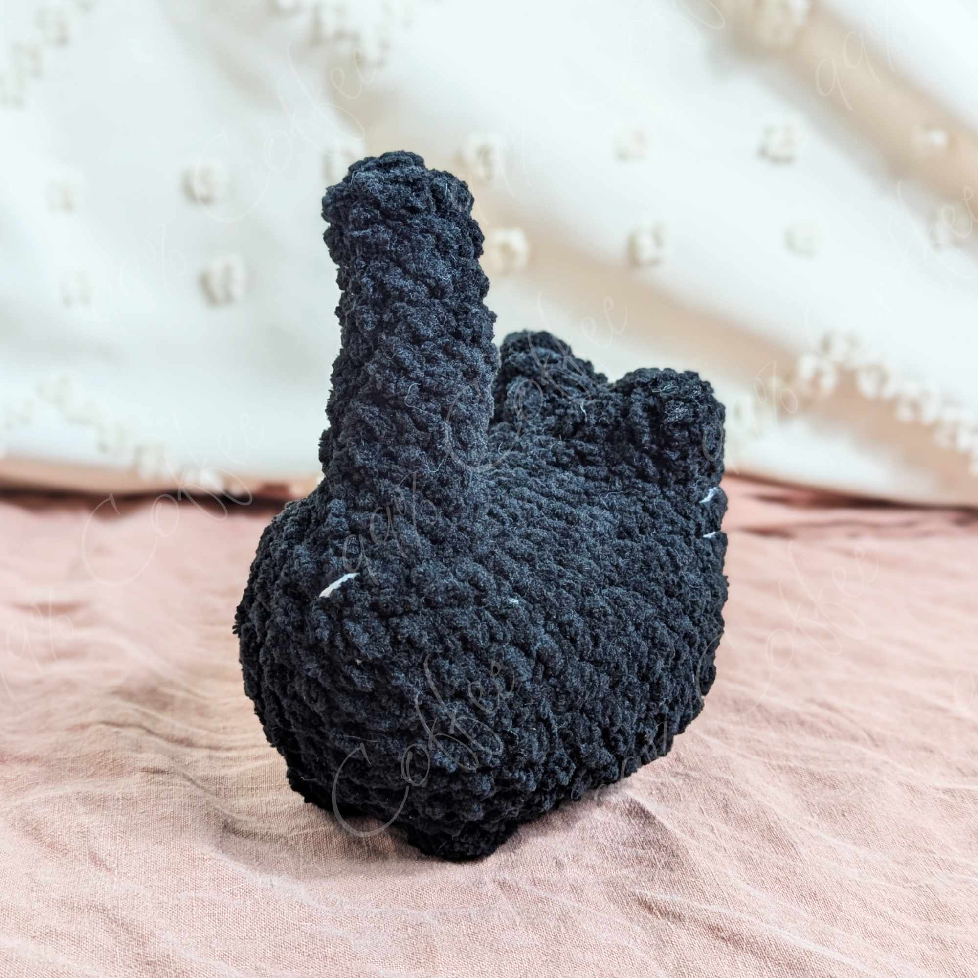 Customizable Loaf Cat Plushie, Solid - 99% Coffee